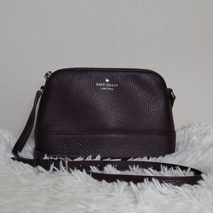 Kate Spade Southport Ave Hanna Crossbody Shoulder Bag In Blackberry Preserves